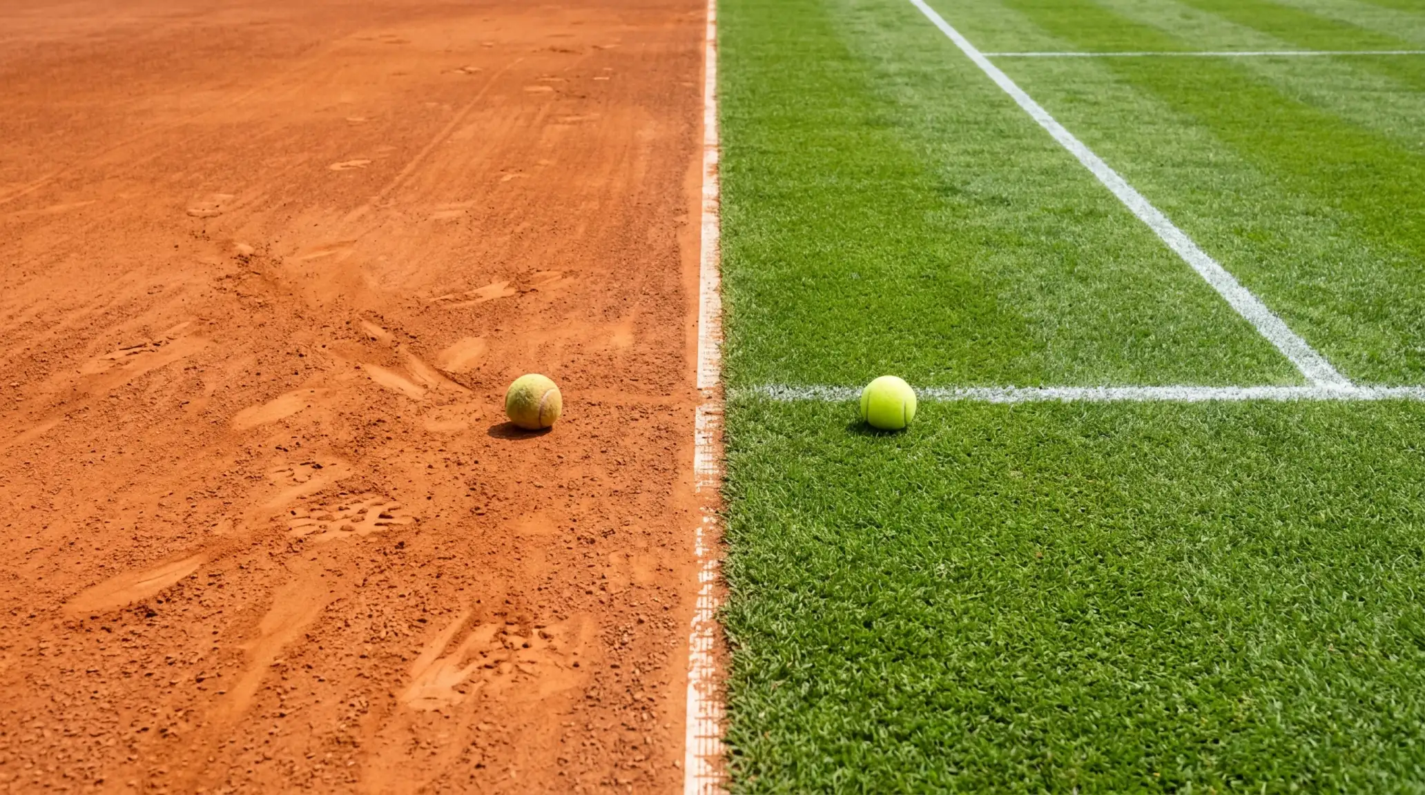 Superfícies de ténis terra batida e relva com impacto nas apostas